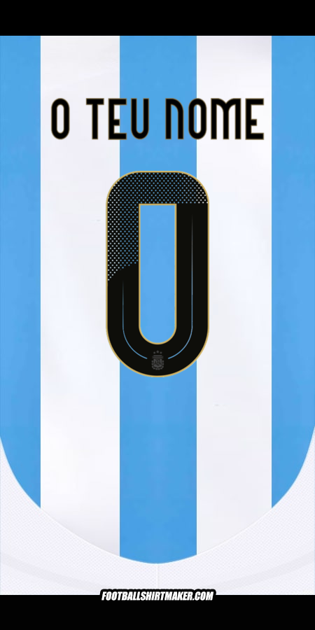 Camisola Argentina 2024 -  o teu nome - 0