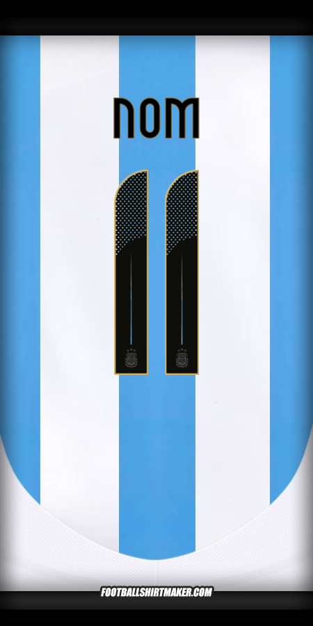 Maillot Argentine 2024 -  nom - 11