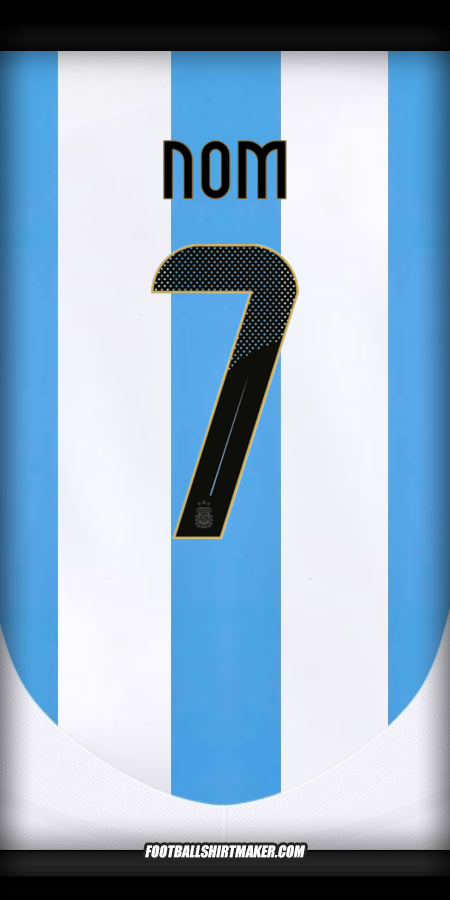 Maillot Argentine 2024 -  nom - 7