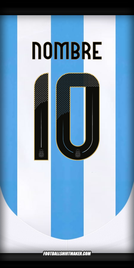 Jersey Argentina 2024 -  nombre - 10