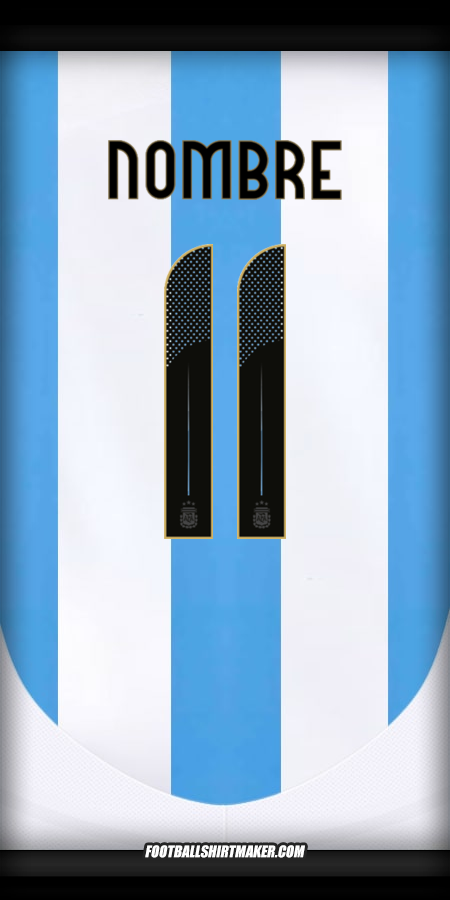Jersey Argentina 2024 -  nombre - 11