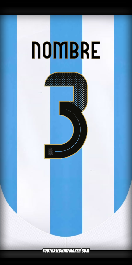 Jersey Argentina 2024 -  nombre - 3