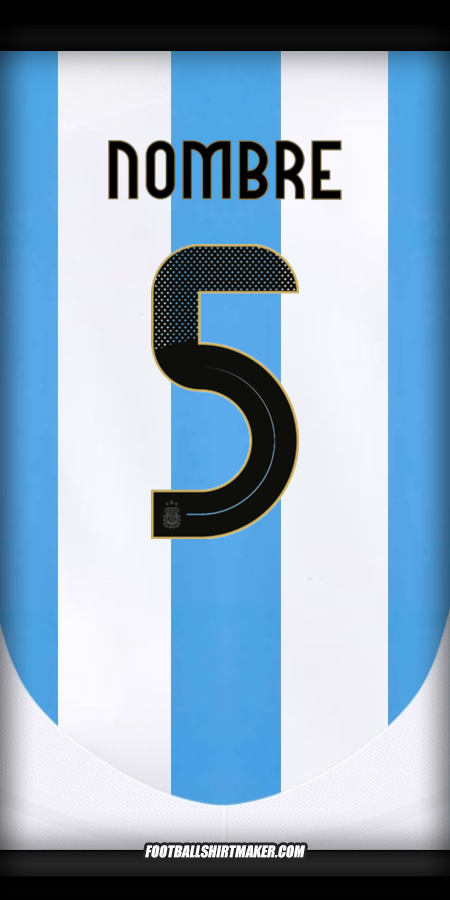 Jersey Argentina 2024 -  nombre - 5