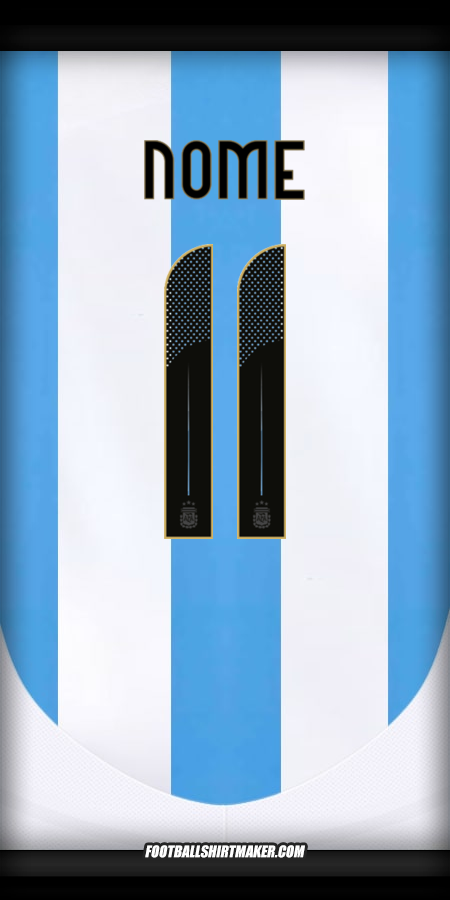 Camisa Argentina 2024 -  nome - 11