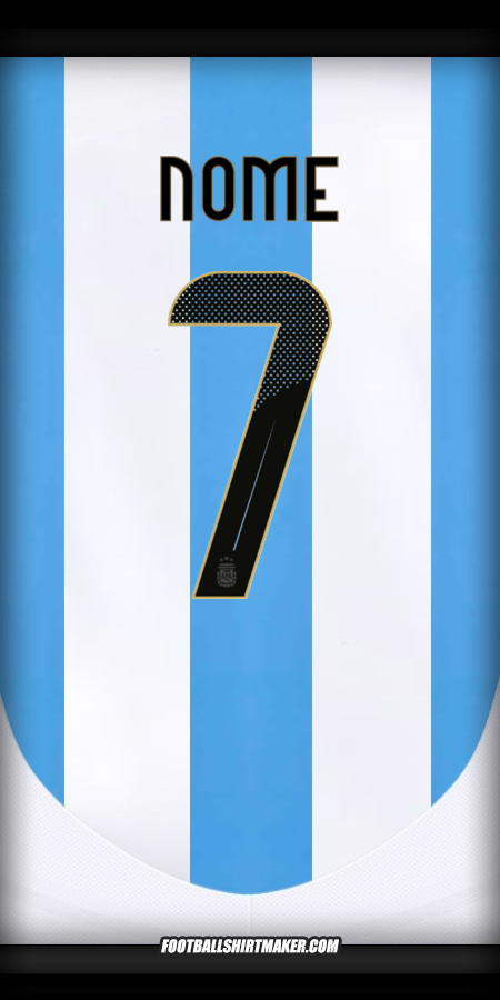 Camisa Argentina 2024 -  nome - 7