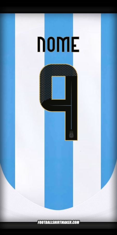 Maglia Argentina 2024 -  nome - 9