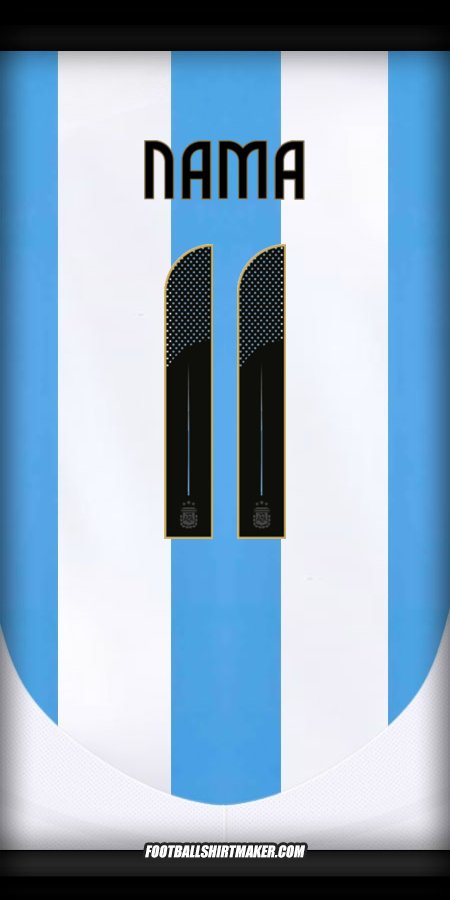 Jersey Argentina 2024 -  nama - 11