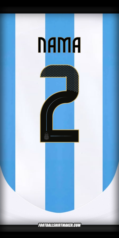 Jersey Argentina 2024 -  nama - 2