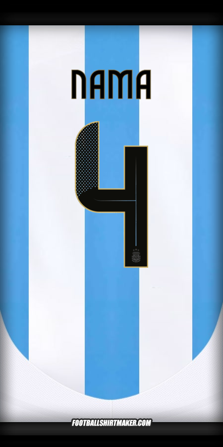 Jersey Argentina 2024 -  nama - 4