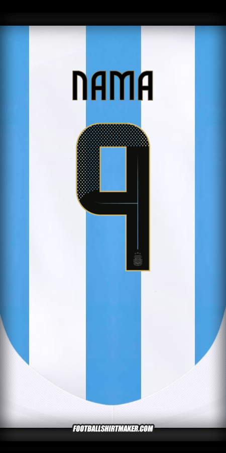 Jersey Argentina 2024 -  nama - 9