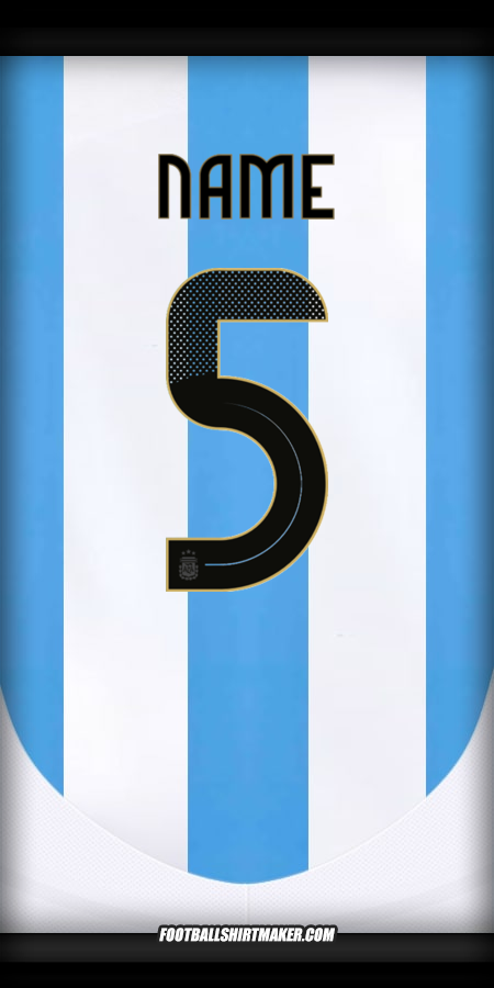 Shirt Argentina 2024 -  name - 5