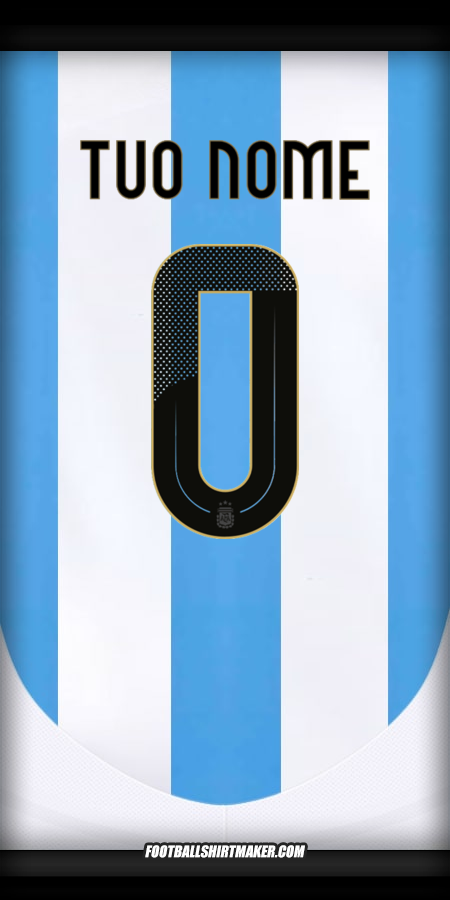 Maglia Argentina 2024 -  tuo nome - 0