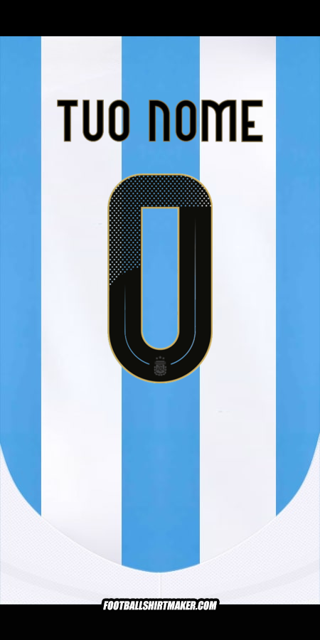 Maglia Argentina 2024 -  tuo nome - 0
