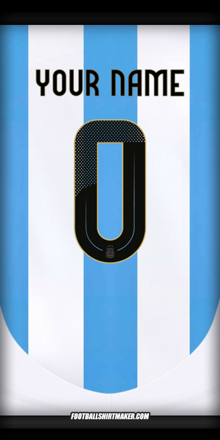 Jersey Argentina 2024 -  your name - 0