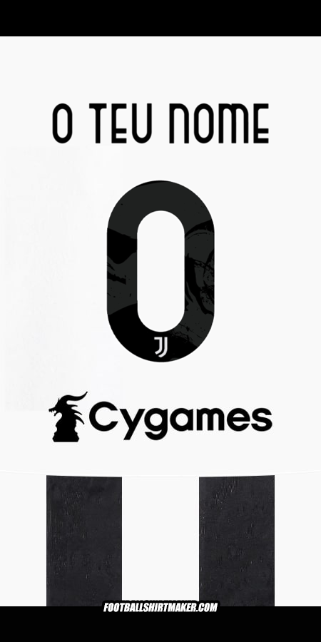 Camisola Juventus FC 2024/2025 -  o teu nome - 0