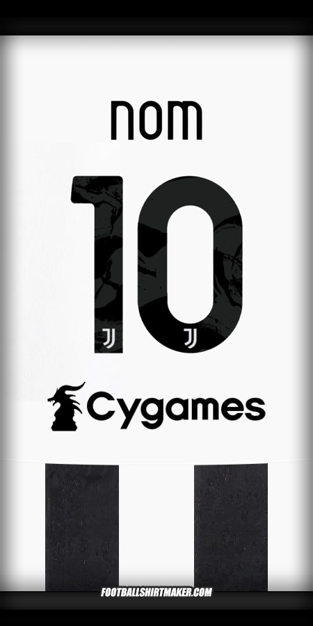 Maillot Juventus FC 2024/2025 -  nom - 10