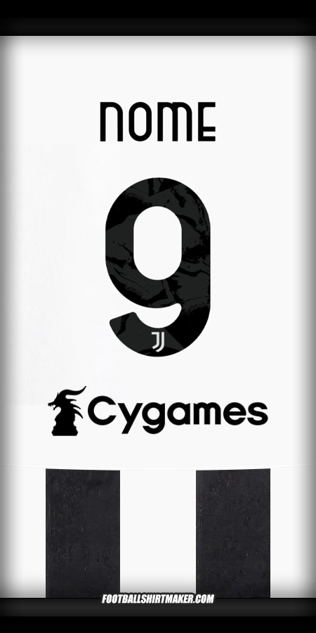 Camisa Juventus FC 2024/2025 -  nome - 9
