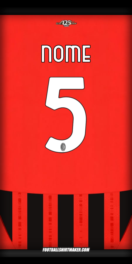 Camisa AC Milan 2024/2025 -  nome - 5