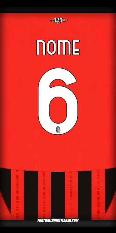 Camisa AC Milan 2024/2025 -  nome - 6