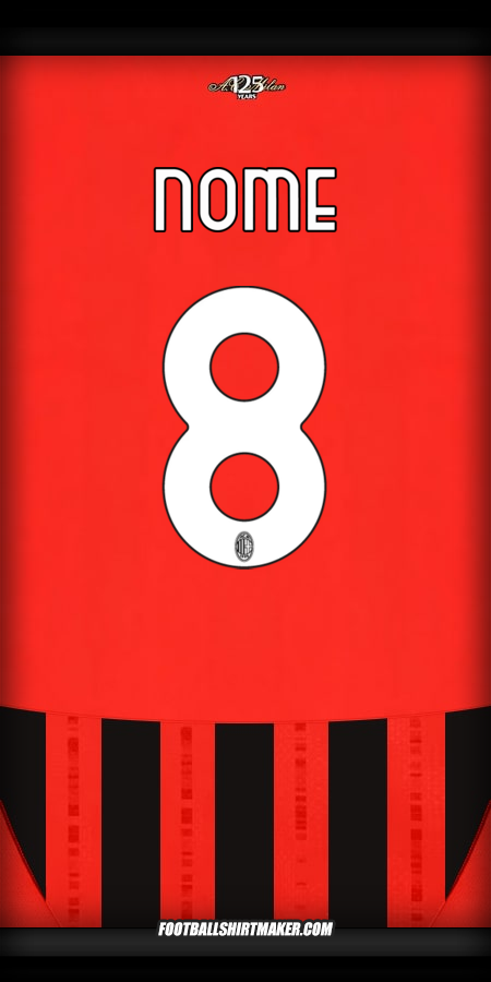 Camisa AC Milan 2024/2025 -  nome - 8