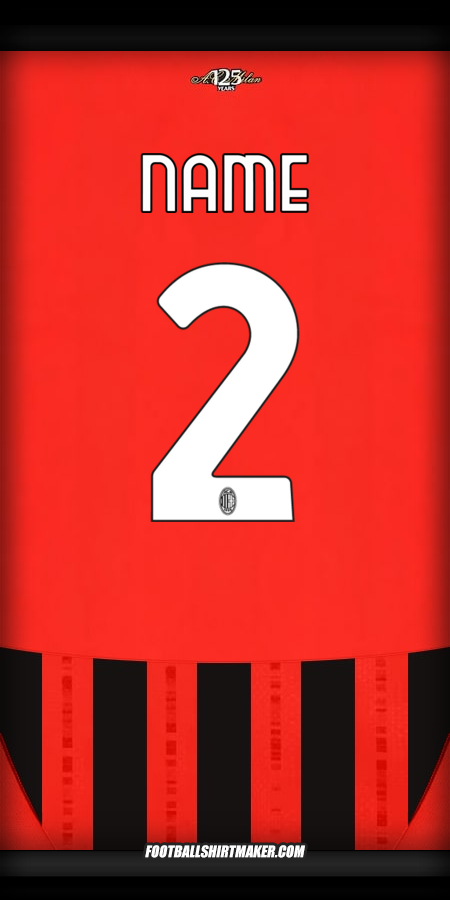 Trikot AC Milan 2024/2025 -  name - 2