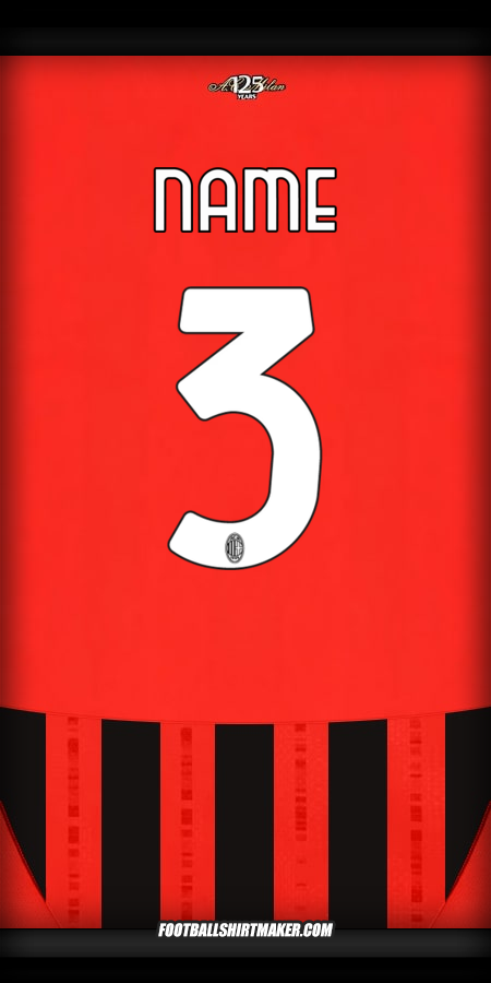 Shirt AC Milan 2024/2025 -  name - 3