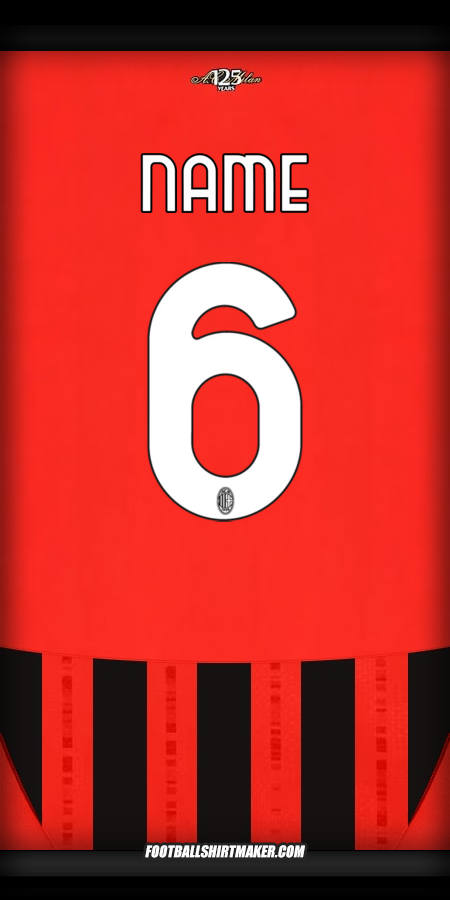 Shirt AC Milan 2024/2025 -  name - 6