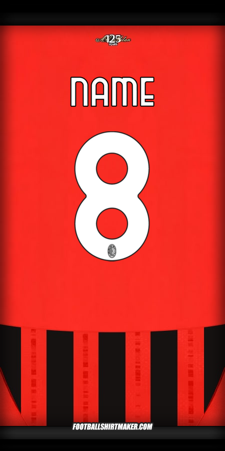 Shirt AC Milan 2024/2025 -  name - 8