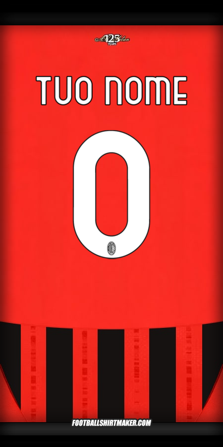 Maglia AC Milan 2024/2025 -  tuo nome - 0