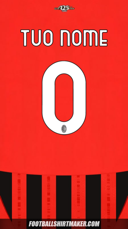Maglia AC Milan 2024/2025 -  tuo nome - 0
