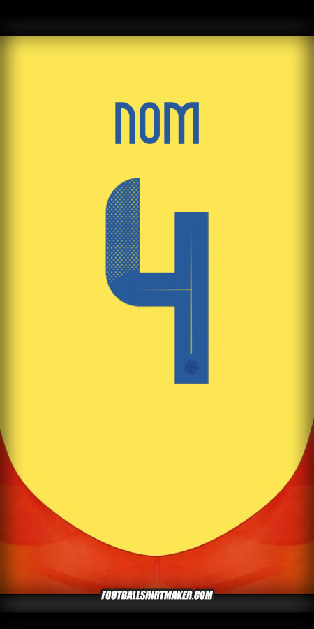 Maillot Colombie 2024 -  nom - 4
