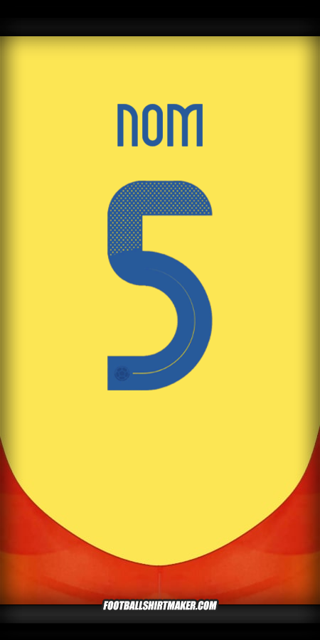 Maillot Colombie 2024 -  nom - 5