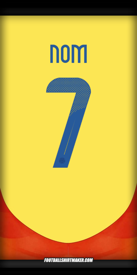 Maillot Colombie 2024 -  nom - 7