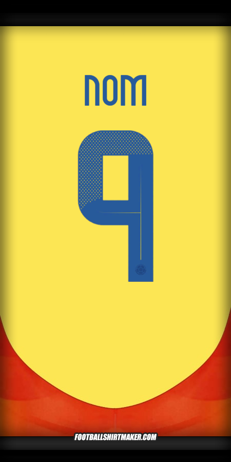 Maillot Colombie 2024 -  nom - 9