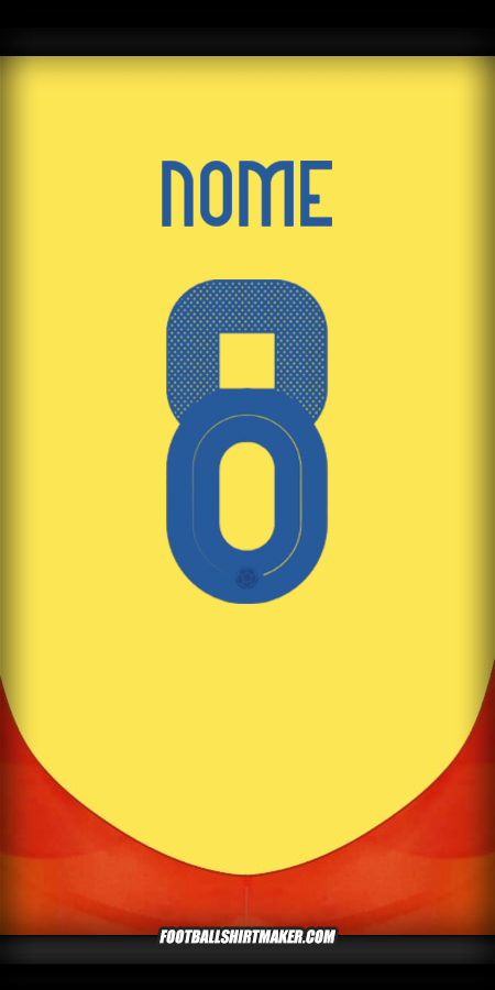 Camisola Colômbia 2024 -  nome - 8