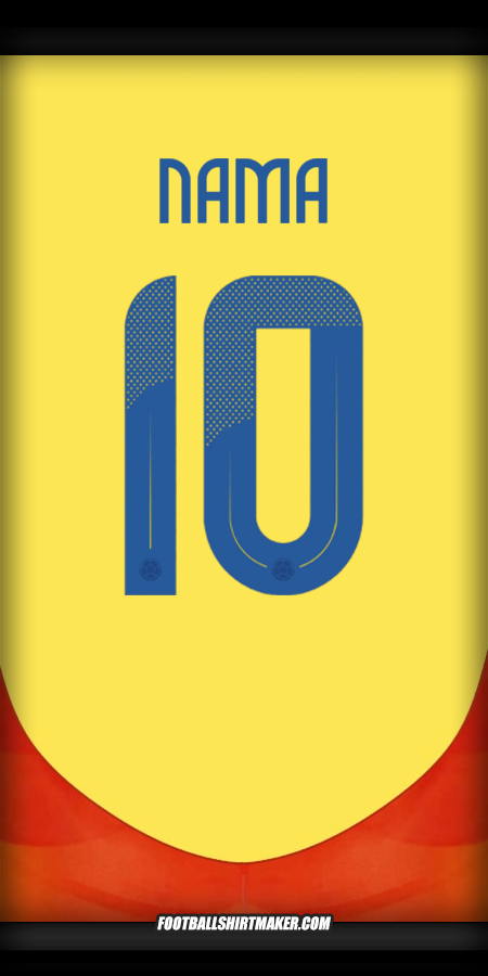 Jersey Kolombia 2024 -  nama - 10