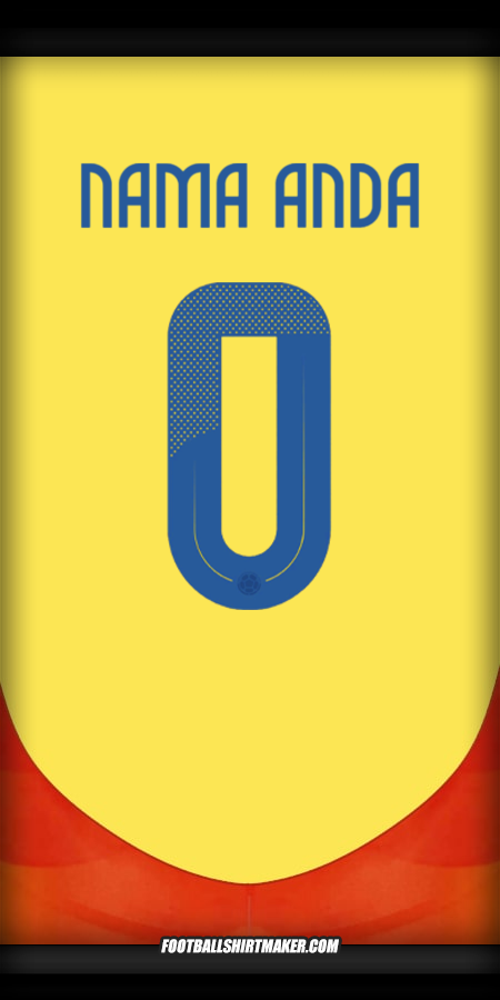Jersey Kolombia 2024 -  nama anda - 0
