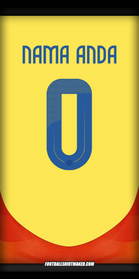 Jersey Kolombia 2024 -  nama anda - 0