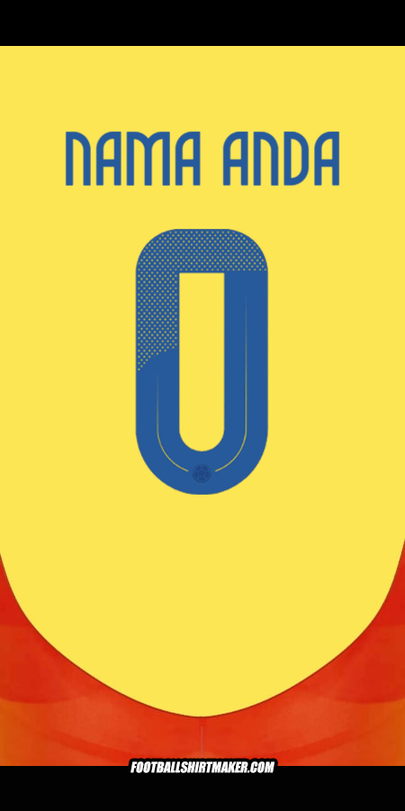 Jersey Kolombia 2024 -  nama anda - 0