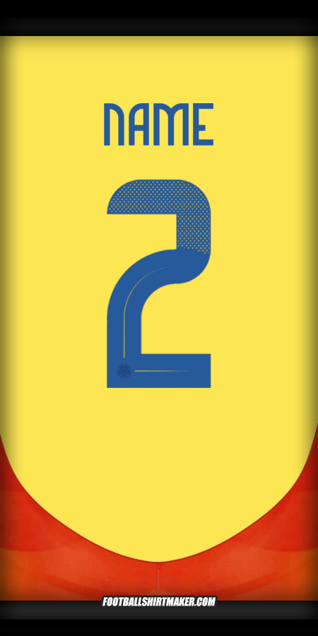 Shirt Colombia 2024 -  name - 2