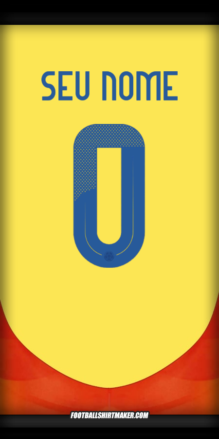 Camisa Colômbia 2024 -  seu nome - 0