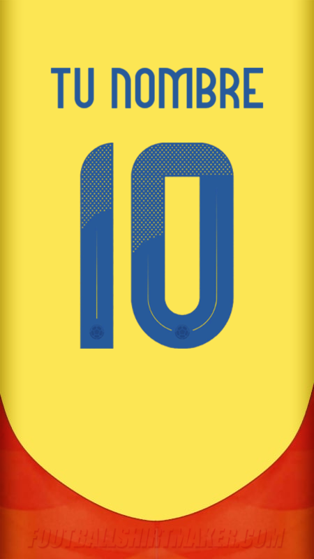 Jersey Colombia 2024 número 10 tu nombre