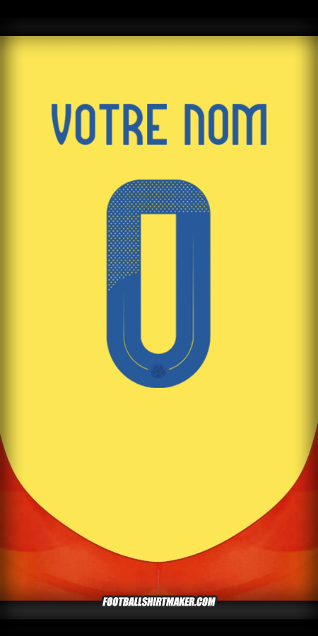 Maillot Colombie 2024 -  votre nom - 0