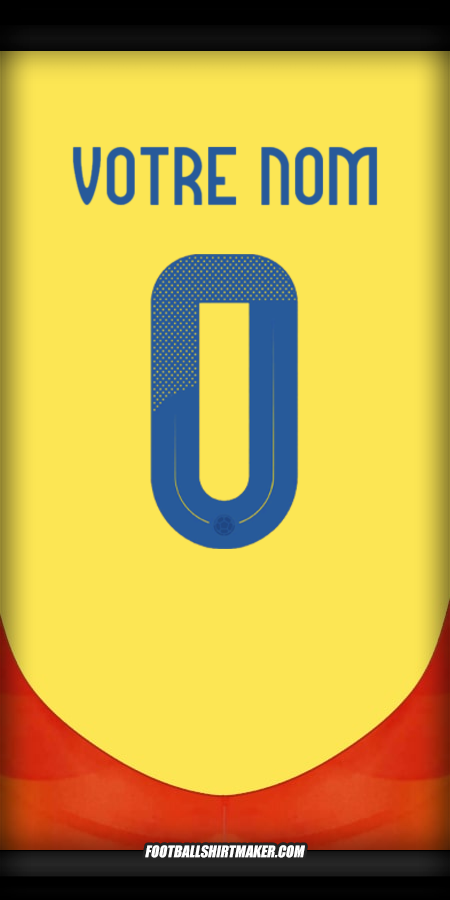 Maillot Colombie 2024 -  votre nom - 0