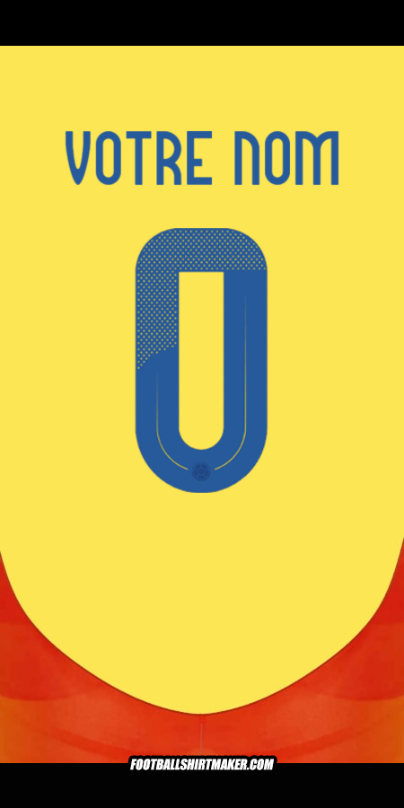 Maillot Colombie 2024 -  votre nom - 0