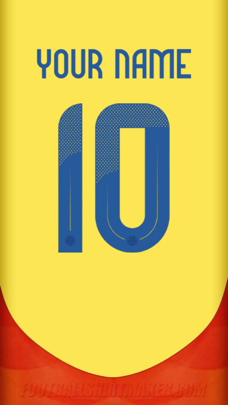 Colombia 2024 shirt number 10 your name