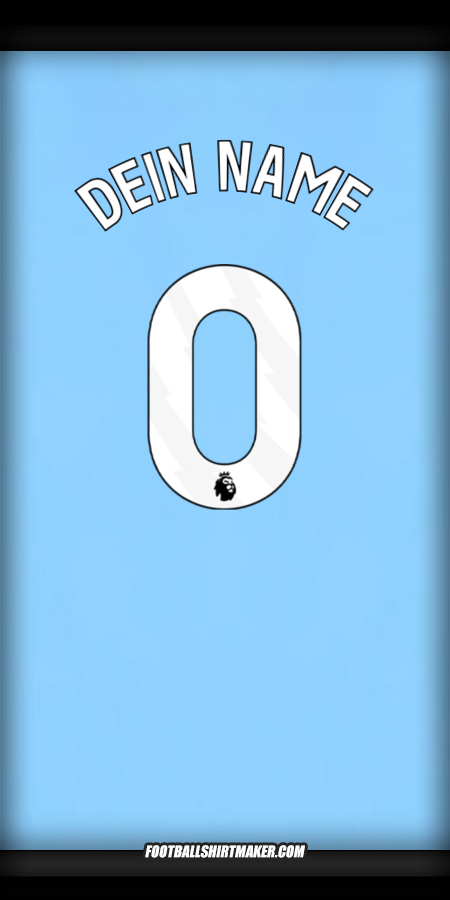 Trikot Manchester City 2024/2025 -  dein name - 0
