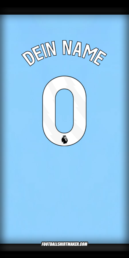 Trikot Manchester City 2024/2025 -  dein name - 0