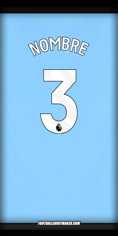 Camiseta Manchester City 2024/2025 -  nombre - 3