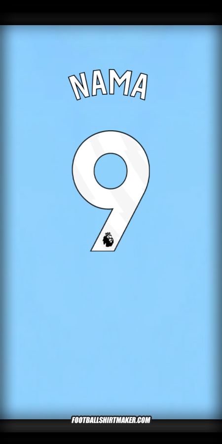 Jersey Manchester City 2024/2025 -  nama - 9